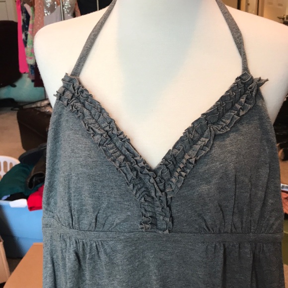 Express grey halter dress - Picture 2 of 3
